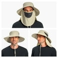 thumbnail image 6 of Men’s UPF 50+ Sun Hat with Face Cover & Neck Flap FH09, 6 of 8
