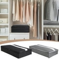 thumbnail image 1 of Bolsas de almacenamiento bajo la cama con ventana transparente - Organizador de tela transpirable no tejida de 100x50x15cm para mantas, ropa y artículos de temporada, 1 of 4