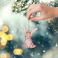 thumbnail image 3 of piaybook Tabletop Ornaments Forest Critter Theme Pendant Acrylic Decorative Pendant With Lanyard Decorative Ornaments for Home Holiday Tabletop Decor, 3 of 5