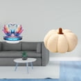 thumbnail image 2 of Estatua de escultura de cisne,Escultura de cisne para decoración del hogar Adorno de San Valentín,Estatua de ganso,figura acrílica,artesanía coleccionable,Almohadas de calabaza de, 2 of 8
