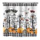 thumbnail image 1 of Juego de cortinas de ducha vintage de Halloween con 12 ganchos, cortina de ducha espeluznante, decoración de cortina de baño de Halloween, cortinas de ducha de Halloween para baño, 1 of 5