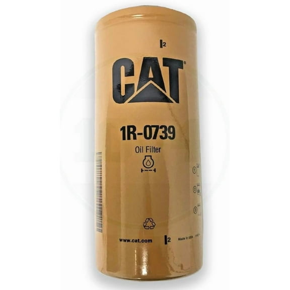 CATERPILLAR 1R-0739 Engine Oil Filter – Comparable to CAT 1R0739 (Spin-On, 10"x4.3"x4.3")