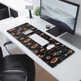 thumbnail image 2 of Long Mouse Pads for Desk,Halloween Skeletons and Pumpkins Desk Mats on Top Of Desks, Desk Mouse Pad Extra Large with 3mm Non-Slip Base and Stitched Edge for Gaming,Office,Work,Home 31.5x11.8in, 2 of 5