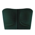 thumbnail image 6 of Vrotazzy Plus Size Front Closure Push Up Wireless Bra Racerback Bandeau Shirt Bust Seamless Daily Comfort, 6 of 7