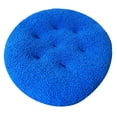 thumbnail image 2 of Denhf Round Chair Cushions, Circle Plush Seat Cushion, Soft Fluffy Stool Cushion for Home, Office, Bar and Bistro, Winter Warm Chair Pads for Dining Chairs, 15.7", Blue, 2 of 9