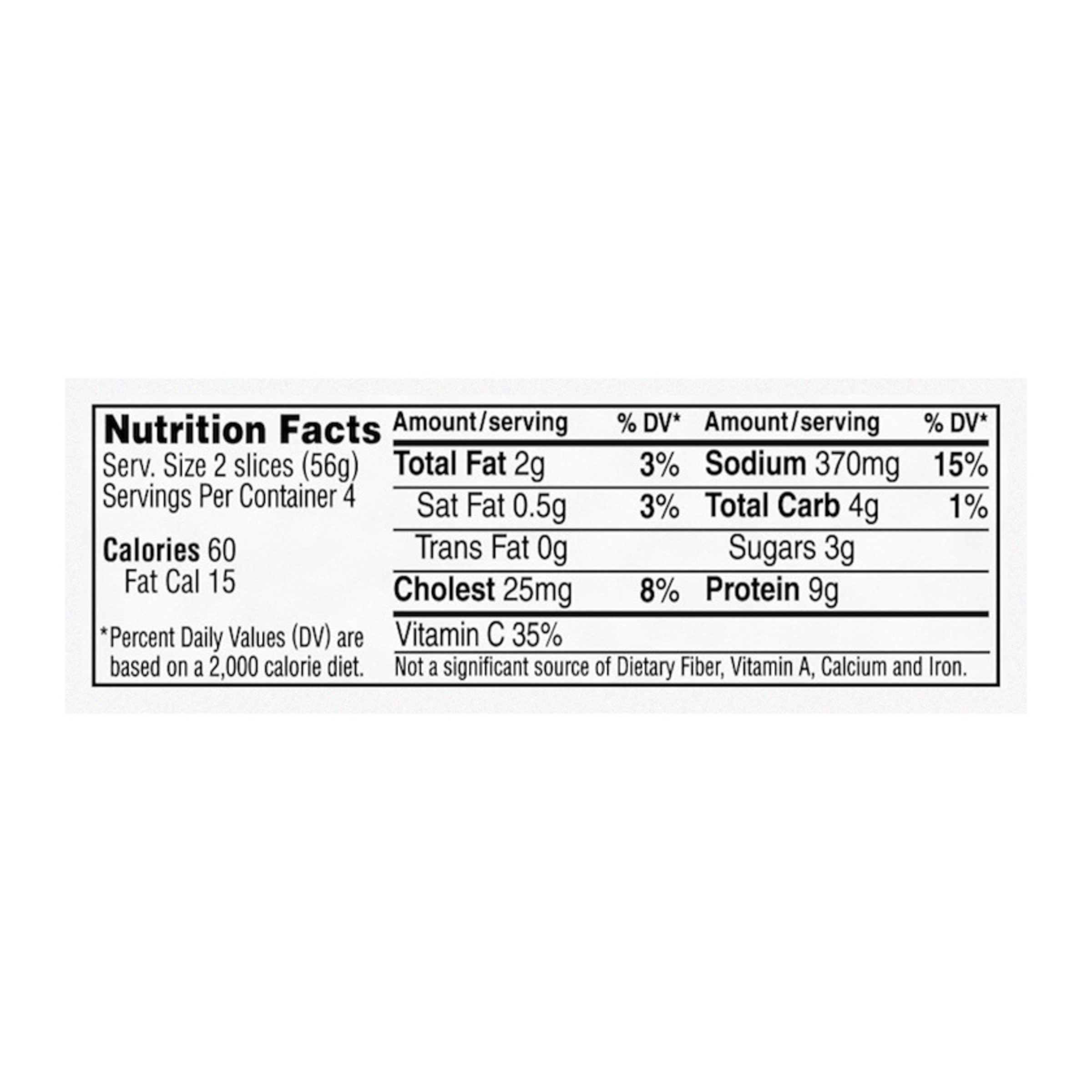 Oscar Mayer Deli Fresh Honey Uncured Ham, Sliced, Low Sodium, 8 oz, Refrigerated, Plastic Tray