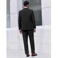 thumbnail image 5 of COOFANDY Men's 2 Piece Suit Slim Fit Suits for Men Two Button Blazer Formal Business Jacket Suit for Wedding Prom Dinner, 5 of 6