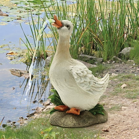 Quack, the Duck Spitter Piped Statue