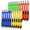20 Pack-red&yellow&blue&green, variant on Retractable Box Cutter 4 Pack - Premium Utility Knife with 9mm Wide Snap-Off Blades - Razor Box Opener for Cardboard, Craft, Home & Office Use