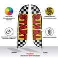 thumbnail image 2 of Banner de Bandera Pluma LookOurWay de 3.7 m de Alto para Promociones Comerciales, 2 of 3