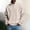 Beige, variant on Lightweight Jackets for Men Solid Loose Waffle-Knit Zip Up Collared Jacket Fall Casual Comfy Travel Hiking Sports Jacket