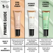 Revolution Colour Correct Primer, Green Color Correcting Base, Reduces Redness, 0.95 oz