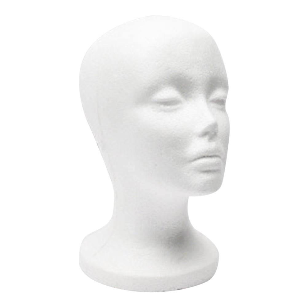 1pc Foam Model Durable Hat Display Mannequin Head Model for Shop Salon Store 
