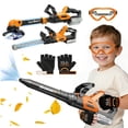 thumbnail image 5 of Aijohnny 3-in-1 Kids Garden Tools, Pretend Play Set with Weed Whacker, Leaf Blower & Hedge Trimmer, Birthday Gifts for Kids 1-8 Year Old, 5 of 10