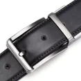 thumbnail image 5 of Men Genuine Leather Belts Adjustable Casual Dress Belt for Jeans Work Size 30-41, 5 of 8