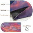 thumbnail image 6 of 5'x7' Area Rugs, Summer Beach Indoor Outdoor Area Rug for Living Room Bedroom, Boat Gradient Orange Sunset Natural Scenery Washable Bathroom Rugs Kitchen Floor Carpet Mats Home Decor Aesthetic, 6 of 8