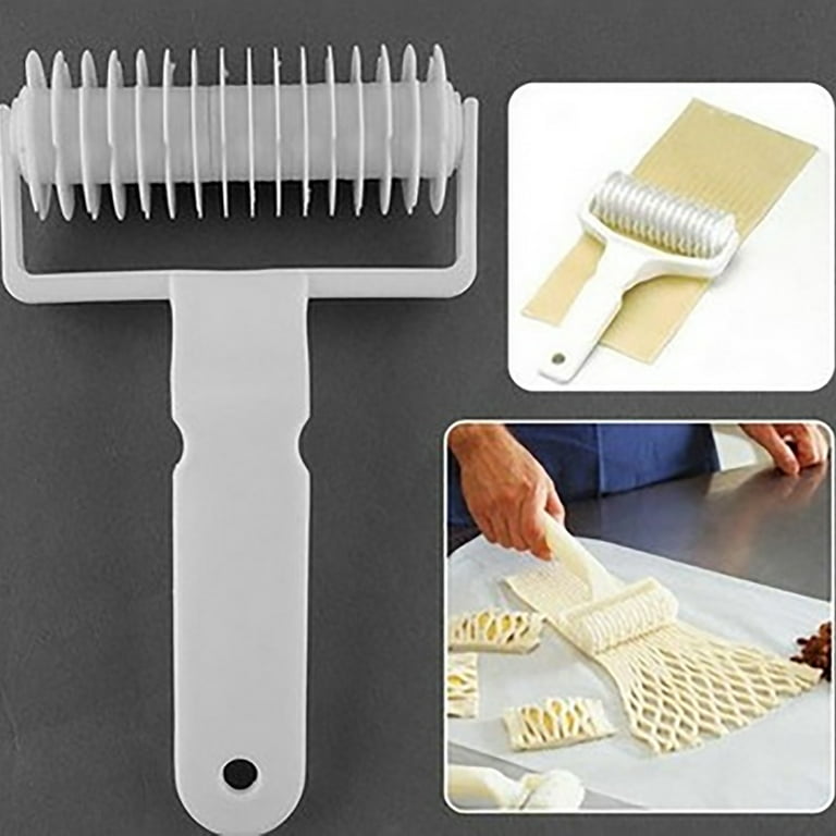 1 Set 4pcs Pastry Dough Cutter & Patterned Wheel Embosser Tool With 4  Different Patterned Wheels