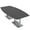 Asian Night w/Silver Base no Electric, variant on 8 Person Boat Conference Table with Metal Bases And Electrical Units