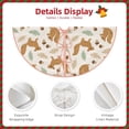 thumbnail image 5 of Balery Squirrel And Leaves Printed Christmas Tree Skirt , Merry Christmas Party Christmas Tree Decoration,Adjustable Tree Skirt-30", 5 of 8