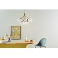 thumbnail image 4 of 52701CPZ Kichler Lighting Silvarious - 12 Light Chandelier-22.25 Inches Tall and 30 Inches Wide-Champagne Bronze Finish-Clear Crackle Glass Color, 4 of 11