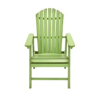 DecMode Rustic Country Distressed Adirondack Style Patio Chair by DecoMode Collection