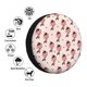 thumbnail image 4 of Fotbe Dachshund Dog Heart Funda de Llanta de Repuesto con Estampado, Engrosada, Ajuste Universal para Jeep, Remolque, RV, SUV, Camión-15 inch, 4 of 6