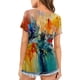 thumbnail image 4 of Tops de moda para mujer, divertidas camisetas informales holgadas con estampado, blusa, camisa estampada Fridja czfsfas926, 4 of 6