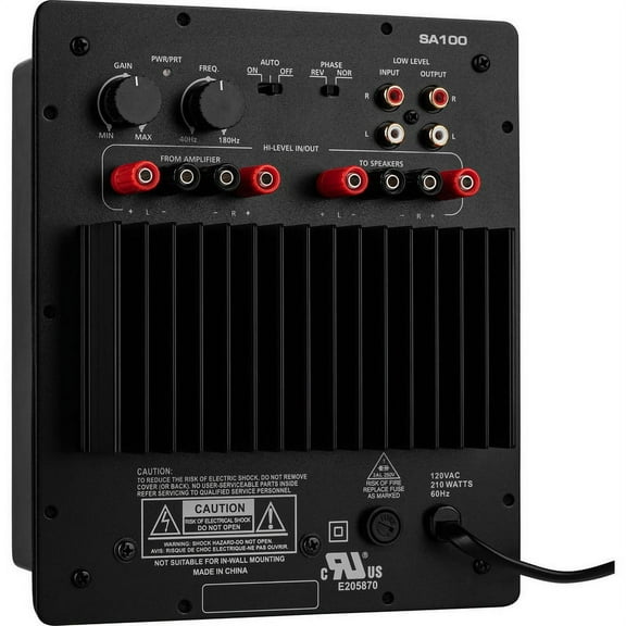 Dayton Audio SA100 100W Subwoofer Plate Amplifier