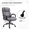 thumbnail image 6 of Vinsetto Big and Tall Executive Office Chair 484lbs, Light Gray, 6 of 9