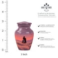 thumbnail image 6 of Cowboy Urn For Ashes, Large Unique Cremation Urns For Human Ashes Adult Male Female, Sunset Small Urns For Men, Purple Keepsake Memorial Urn ( Size- 10inch 1pc, 3inch 1pc ), 6 of 8