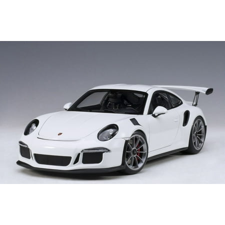 Porsche 911 (991) GT3 RS White with Dark Grey Wheels 1/18 Model Car by (Porsche 911 Best Color)