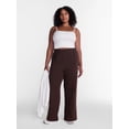thumbnail image 2 of Athletic Works Women's and Women's Plus Fleece Pants with Pockets, 30" Inseam, Sizes XS-4X, 2 of 6