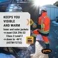thumbnail image 3 of Pioneer Winter 7-in-1 Parka Jacket - High Vis Waterproof Safety Jacket with Detachable Hood - Stay Warm in -46C - Orange, 3 of 8