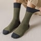 thumbnail image 4 of Calcetines de invierno para hombre, de forro polar de color, cálidos, desodorantes y absorbentes del sudor, de poliéster y algodón., 4 of 5