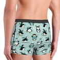 thumbnail image 5 of Balery Winter Skiing Penguin Men's Boxer Briefs, Soft and Breathable Cotton Underwear with nylon Waistband-XX-Large, 5 of 9