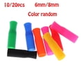 thumbnail image 4 of 10/20pcs Bar Reusable stainless steel Teeth Protector Straw sleeve straws cap drinking straw silicone cover 8MM-20PCS, 4 of 8