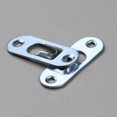 thumbnail image 2 of MasteelfCA 20pcs Flat Straight 2 Holes Repair Mending Fixing Plate Iron Corner Code Furniture Connection Thick Corner Code (Silver), 2 of 8