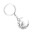 thumbnail image 3 of Key Chain Alloy Pendant Keyring Woman Key Holder Decor Key Ring Party Wedding Gift, D1002-Mon, 3 of 10