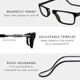 thumbnail image 6 of Lyzl Magnetic Reading Glasses for Men or Women, Computer Readers, Original Long, 6 of 7