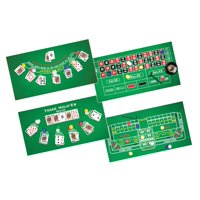 4 Casino Games - Roulette, Blackjack, Poker, Craps