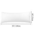 thumbnail image 7 of PiccoCasa Microfiber Embroidery Envelop Body Pillowcases White 20"x54", 7 of 7