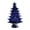 Blue, variant on Art Crafts, Glass Clear Christmas Tree Sculpture Figurine, Decorative Christmas Tree Holiday Figurine, Glass Christmas Tree for Window Tabletop,1.6x2.6 Inch