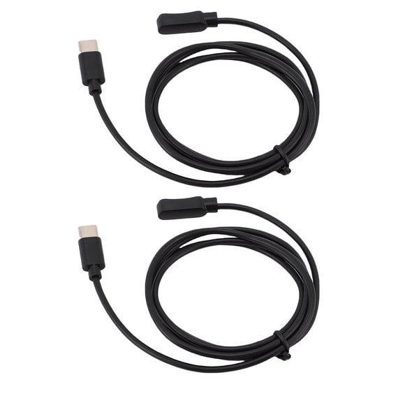 Cable 2 Piezas Cable Cargador De Grabadora De Voz Apto Para Grabadora PLAUD Note AI Cable De Carga Magnético 1 M Negro