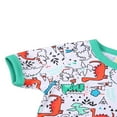 thumbnail image 3 of Kids Boys Set Cartoon Dinosaur Print Tops Shorts Set, 3 of 5