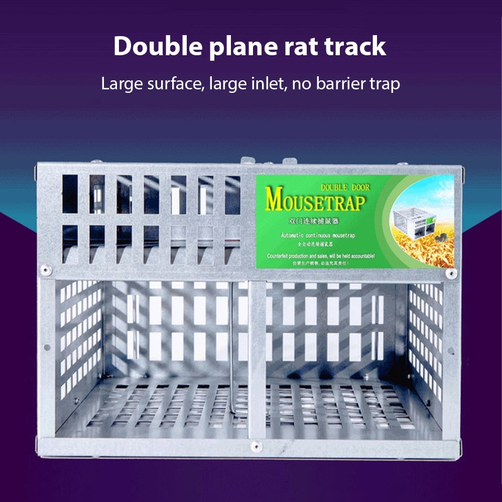 Cage,Catcher Rat Layered Reusable Rat Door Live Humane Pest Layered Pest Animal Indoor Rat Catcher Pest Door Catcher Animal Reusable Pest Rat Humane Catcher Reusable Pest Humane Animal