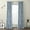 Tea Time China Blue, variant on Half Price Drapes Awning Black & Fog White Stripe Grommet Room Darkening Curtain(1 Panel), 50W X 63L