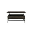 thumbnail image 4 of Ava Espresso Engineered Wood Lift Top Coffee Table with Metal Base, 4 of 6