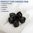 thumbnail image 4 of Uxcell 50 Pcs Cubierta de Tuerca Hexagonal, Tapas de Tornillo de Nylon M12x10x14mm, Protección de Cabeza Hexagonal Acorn, Negra, 4 of 7
