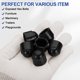 thumbnail image 4 of Uxcell 50 Pcs Cubierta de Tuerca Hexagonal, Tapas de Tornillo de Nylon M12x10x14mm, Protección de Cabeza Hexagonal Acorn, Negra, 4 of 7