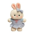 thumbnail image 4 of Kdkad Pink/Blue Skirted Little Bunny Plush Toy - 11 Inch Soft Lint Fabric Doll - Cozy Sleep Companion & Bedroom Decor for Adults - Ideal Birthday Holiday Gift, 4 of 7
